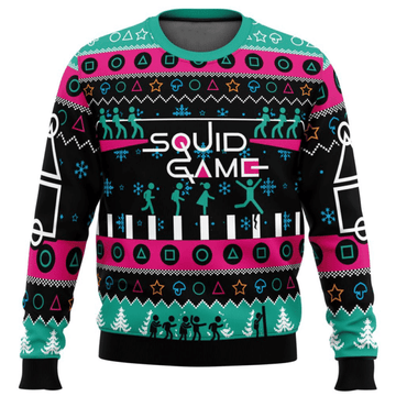 Squid Game Series 5 Ugly Sweater Gifts, Squid Game Series Gift Fan Ugly Sweater 225