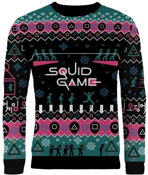 Squid Game Merry Squidmas Christmas Sweater, Squid Game Christmas Gift,squid Game Christmas Shirt 733