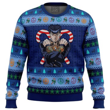 Josuke Higashikata Jojos Bizarre Adventure Ugly Sweater Gifts, Josuke Higashikata Jojos Bizarre Adventure Gift Fan Ugly Sweater 656