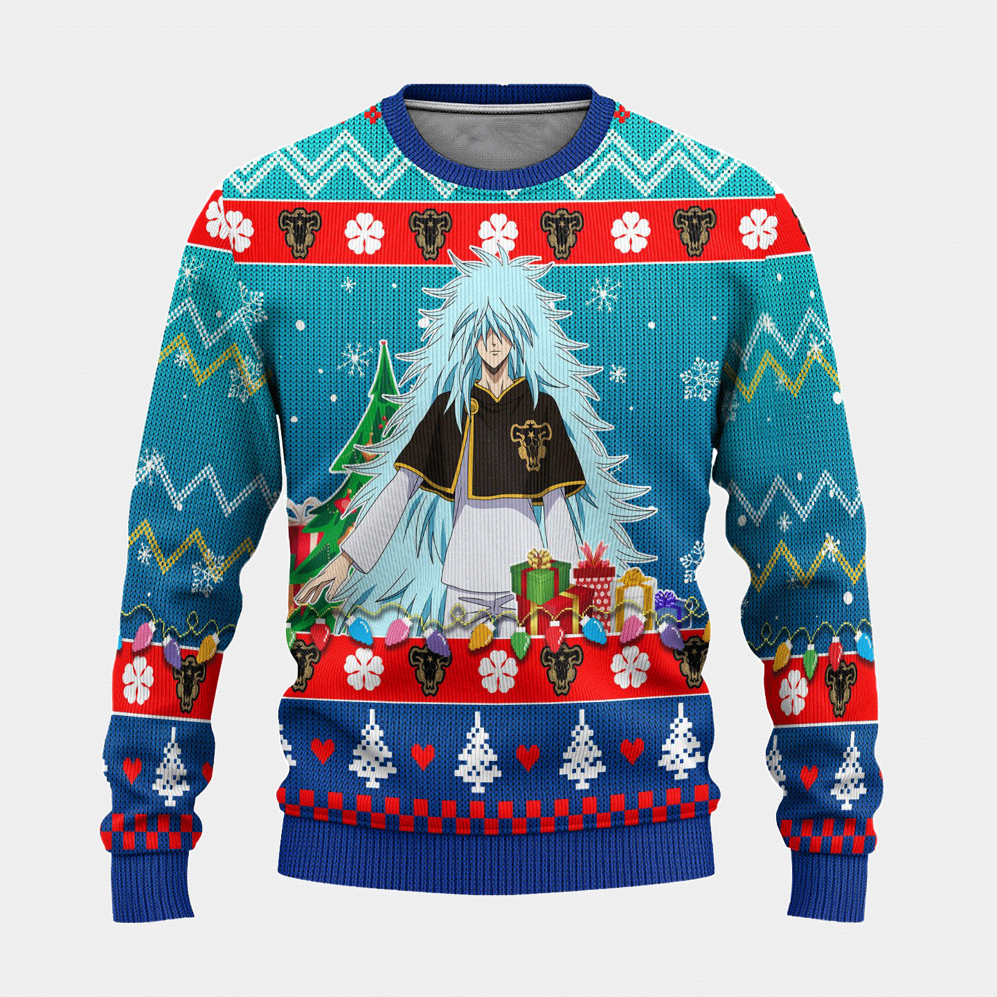 Black Clover Anime Henry Legolant 22 Ugly Sweater Gifts, Black Clover Anime Gift Fan Ugly Sweater
