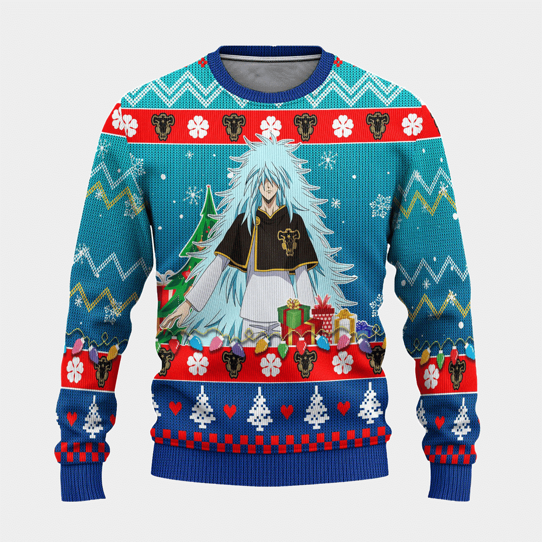 Black Clover Anime Henry Legolant 22 Ugly Sweater Gifts, Black Clover Anime Gift Fan Ugly Sweater