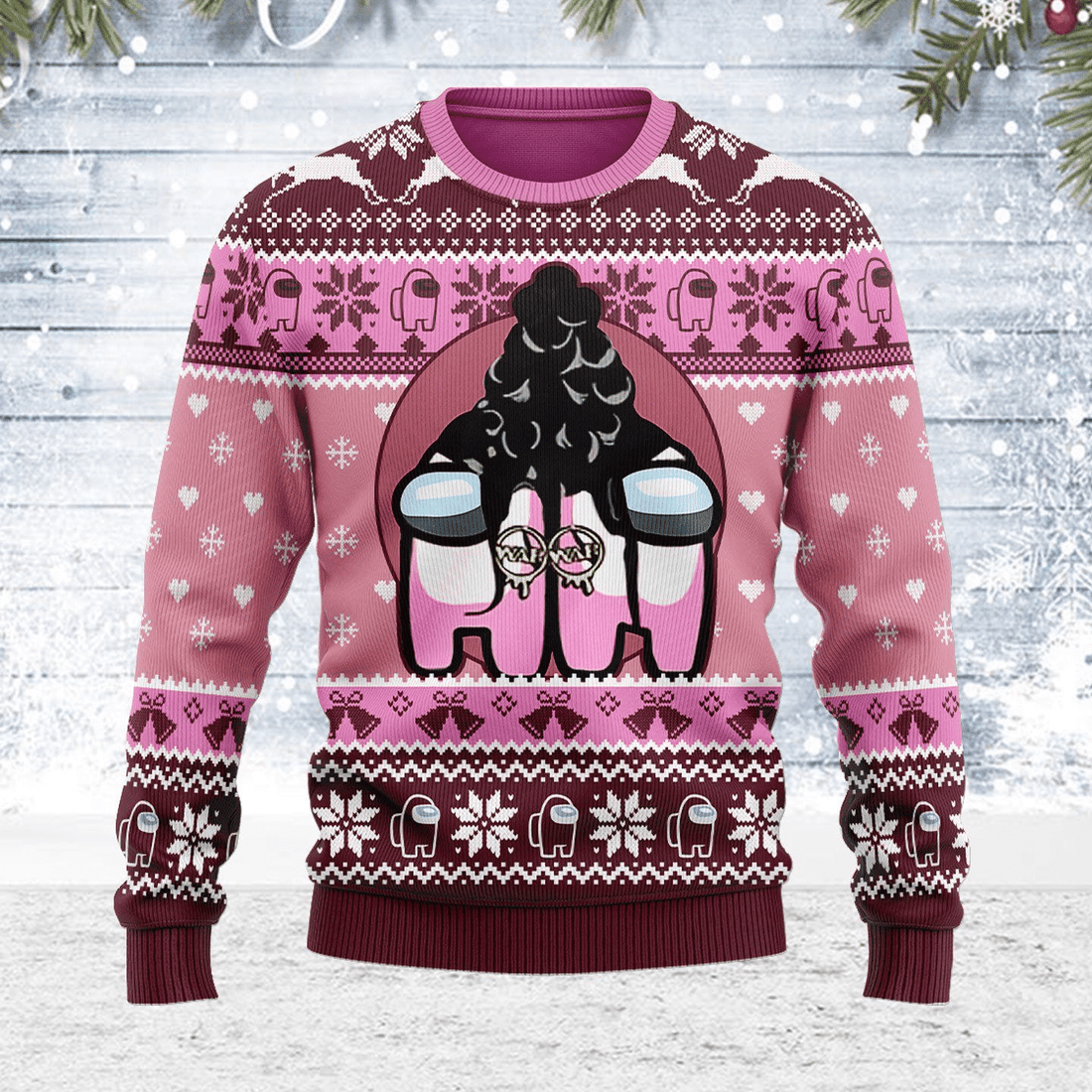 Among Us 12 Ugly Sweater Gifts, Among Us Gift Fan Ugly Sweater