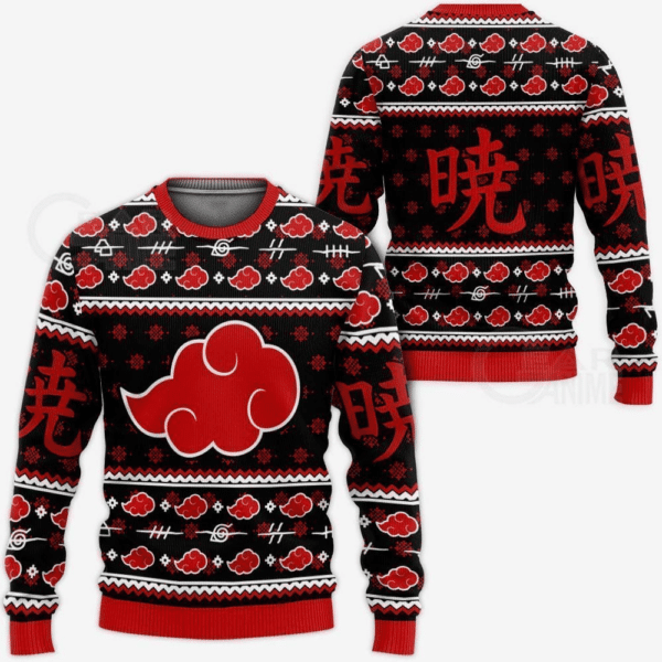 Akatsuki Naruto Anime 6 Ugly Sweater, Akatsuki Naruto Anime Gift Fan Ugly Sweater 75