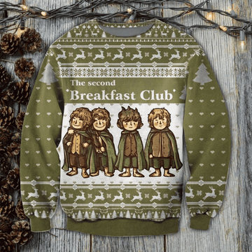 Second Breakfast Ugly Christmas Sweater
