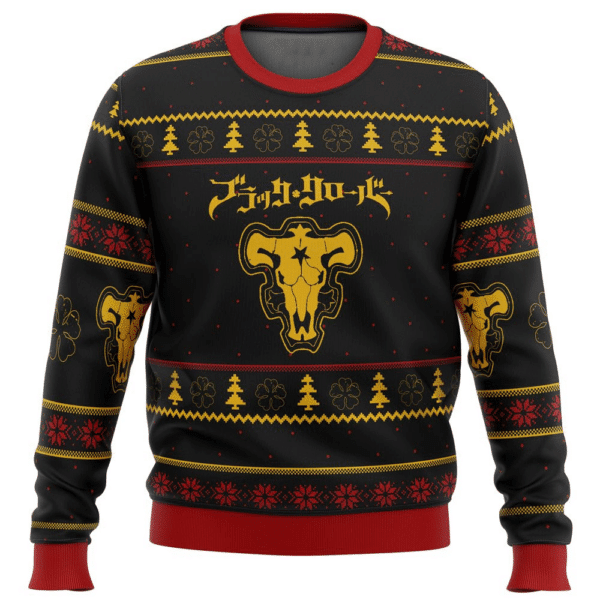 Black Clover Anime 5 Ugly Sweater Gifts, Black Clover Anime Gift Fan Ugly Sweater 944