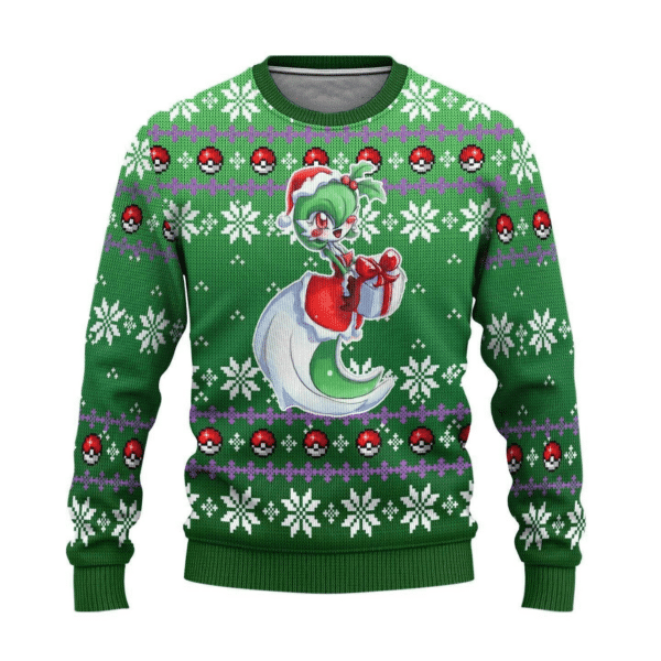 Pokemon Anime Gardevoir 24 Ugly Sweater Gifts, Pokemon Anime Gift Fan Ugly Sweater 730