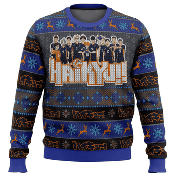 Haikyuu Anime Karasuno High 3 Ugly Sweater Gifts, Haikyuu Anime Gift Fan Ugly Sweater 344
