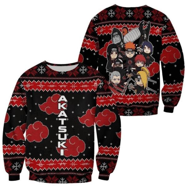 Akatsuki Naruto Anime 2 Ugly Sweater, Akatsuki Naruto Anime Gift Fan Ugly Sweater 721