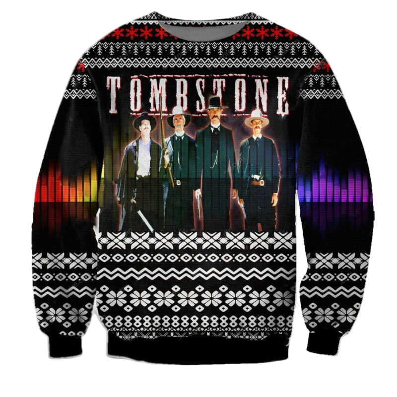 Tombstone Ugly Christmas Sweater