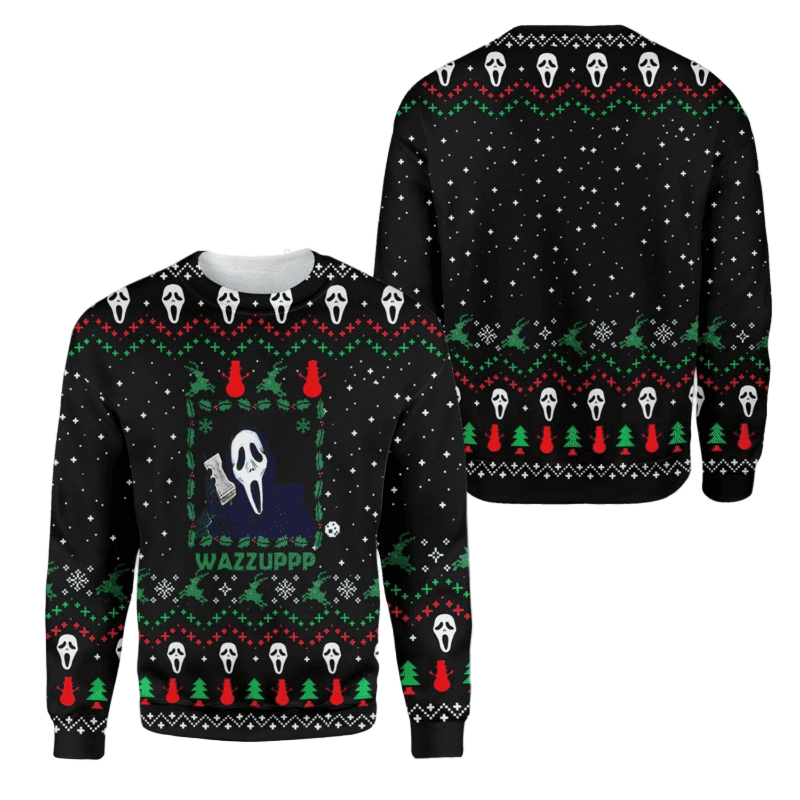 Ghost Christmas Ugly Christmas Sweater