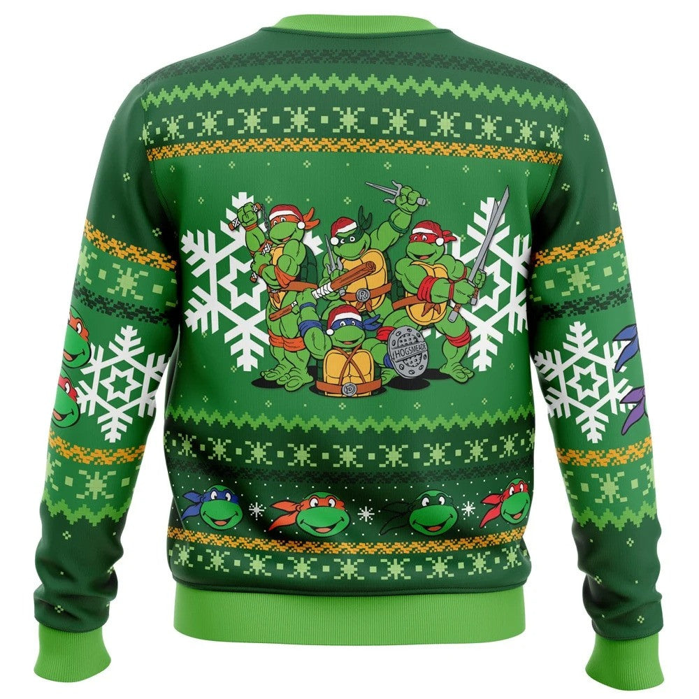 TMNT Knitted Ugly Christmas Sweater