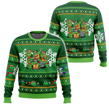 TMNT Knitted Ugly Christmas Sweater
