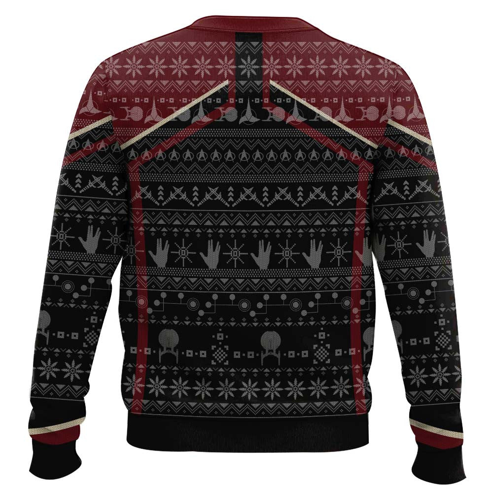 3D S.T Picard 2020 Red Ugly Christmas Ugly Sweater