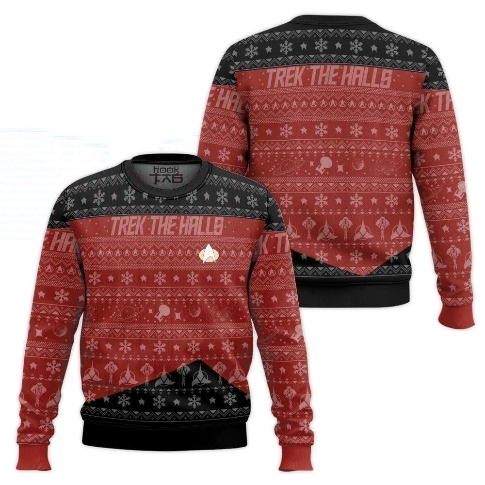3D S.T The Next Generation 1987 Red Ugly Christmas Ver 2