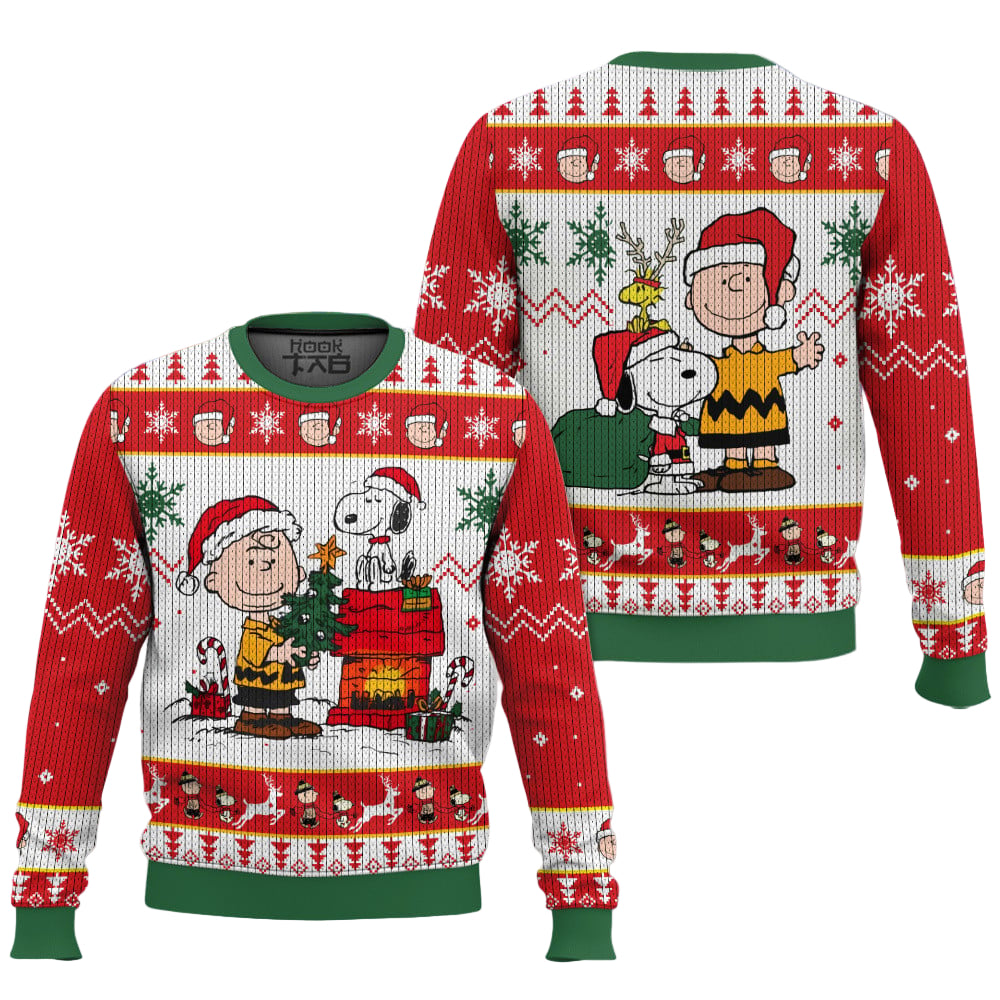 Charlie Brown and Snoopy Ugly Sweater