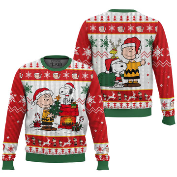 Charlie Brown and Snoopy Ugly Sweater