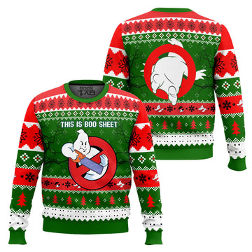 Ghostbusters, This is boo sheet Christmas Ugly Sweater