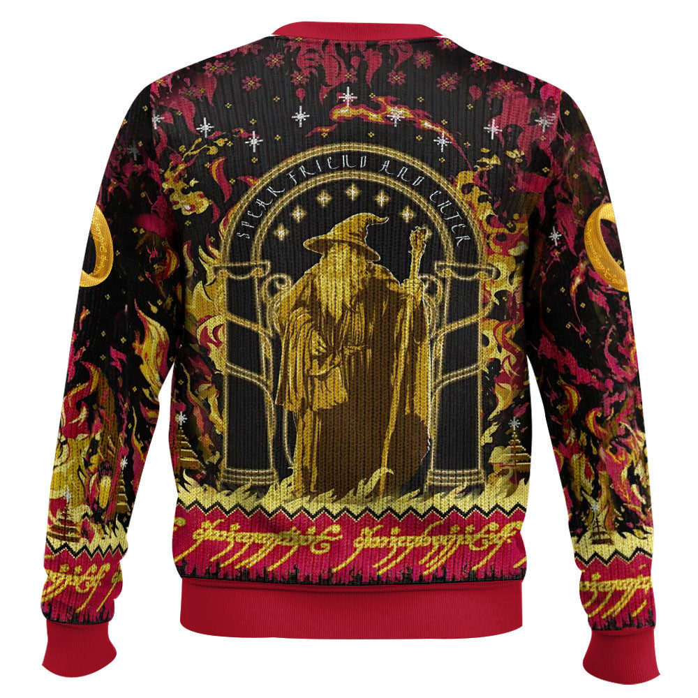 You Shall Not Pass Balrog Christmas Sweater Preorder