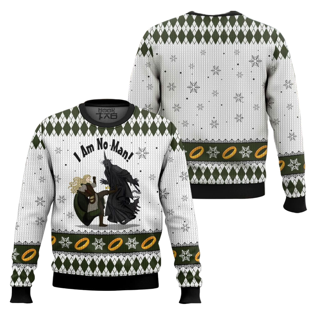 I Am No Man Lord Of The Rings Ugly Sweater