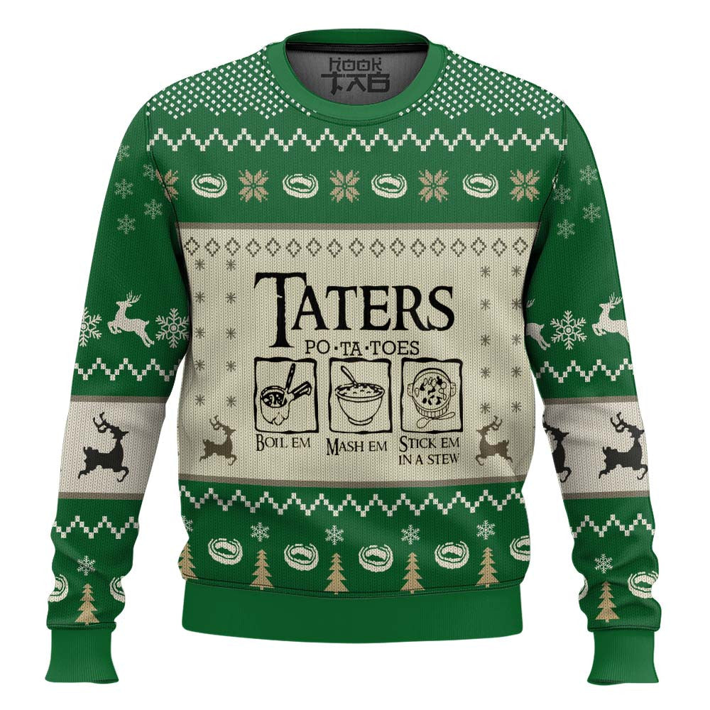 Lord of the Rings Taters Potatoes Sweatshirt is newly launched for Christma