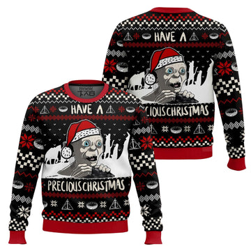 Gollum have a precious Christmas, Lord of the Ring Christmas Ugly Sweater