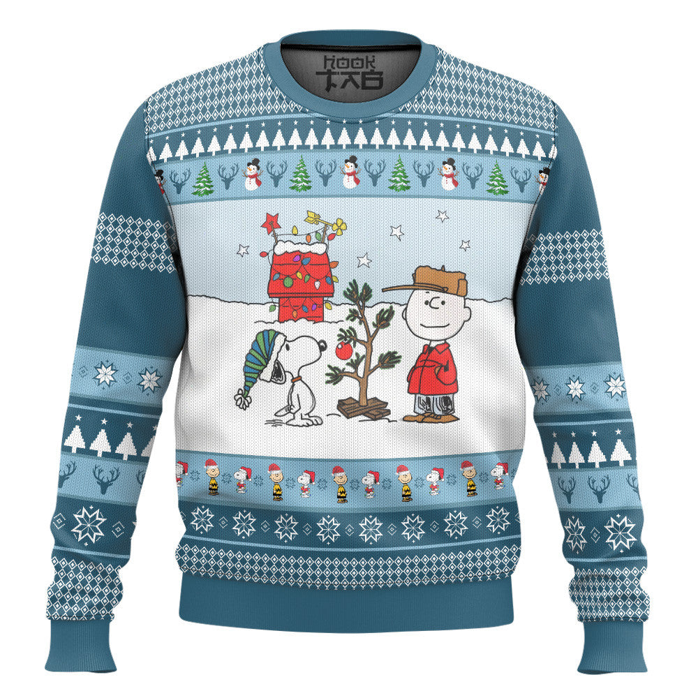 Snoopy And Charlie Brown It’s Not What Under The Tree Ugly Christmas Sweater