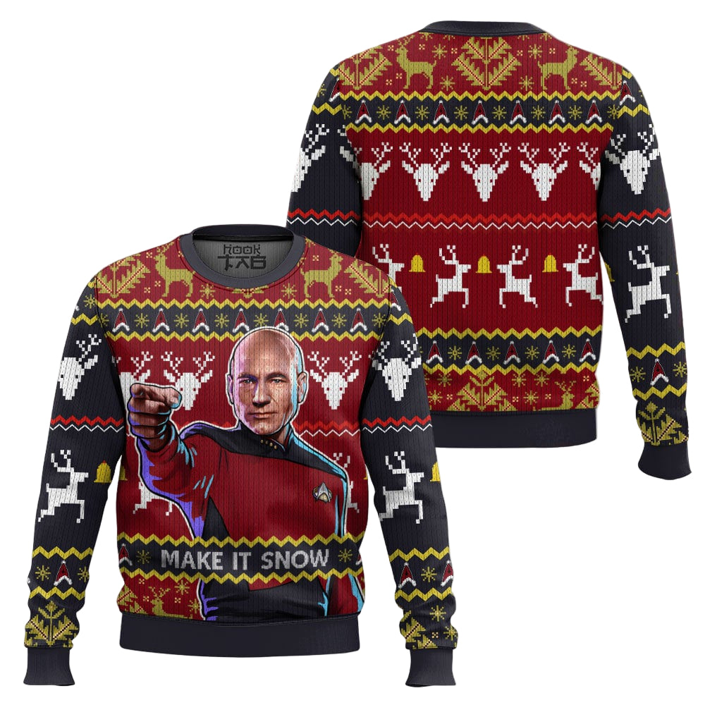 Captain Picard ST Ugly Sweater