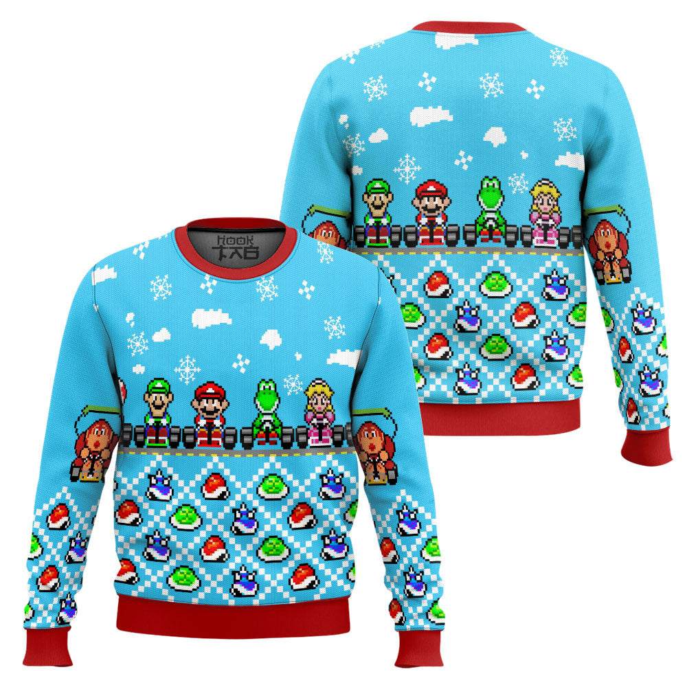 Mario Kart Ugly Christmas Sweater