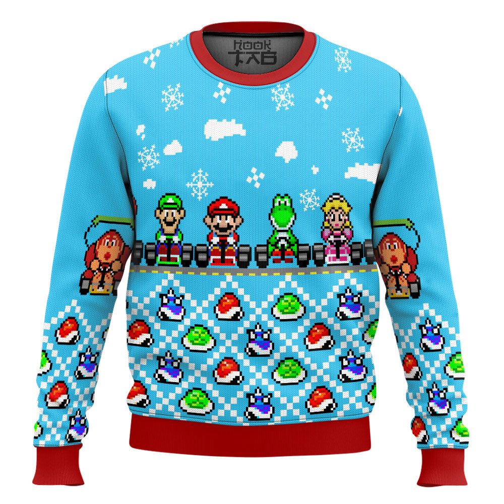 Mario Kart Ugly Christmas Sweater