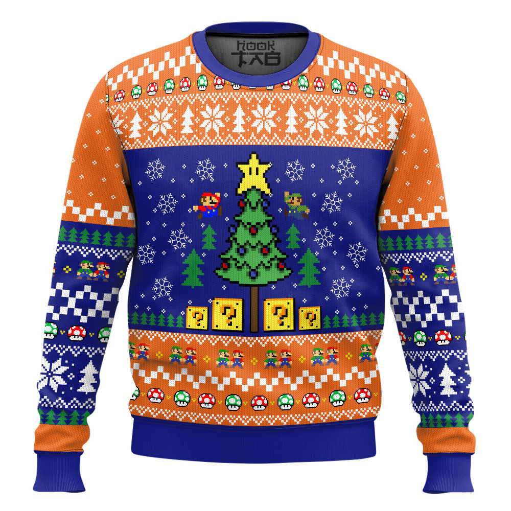 Super Bros Christmas Super Mario Bros. Ugly Christmas Sweater