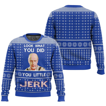 Home Alone, You Little Jerk Meme Christmas Ugly Sweater
