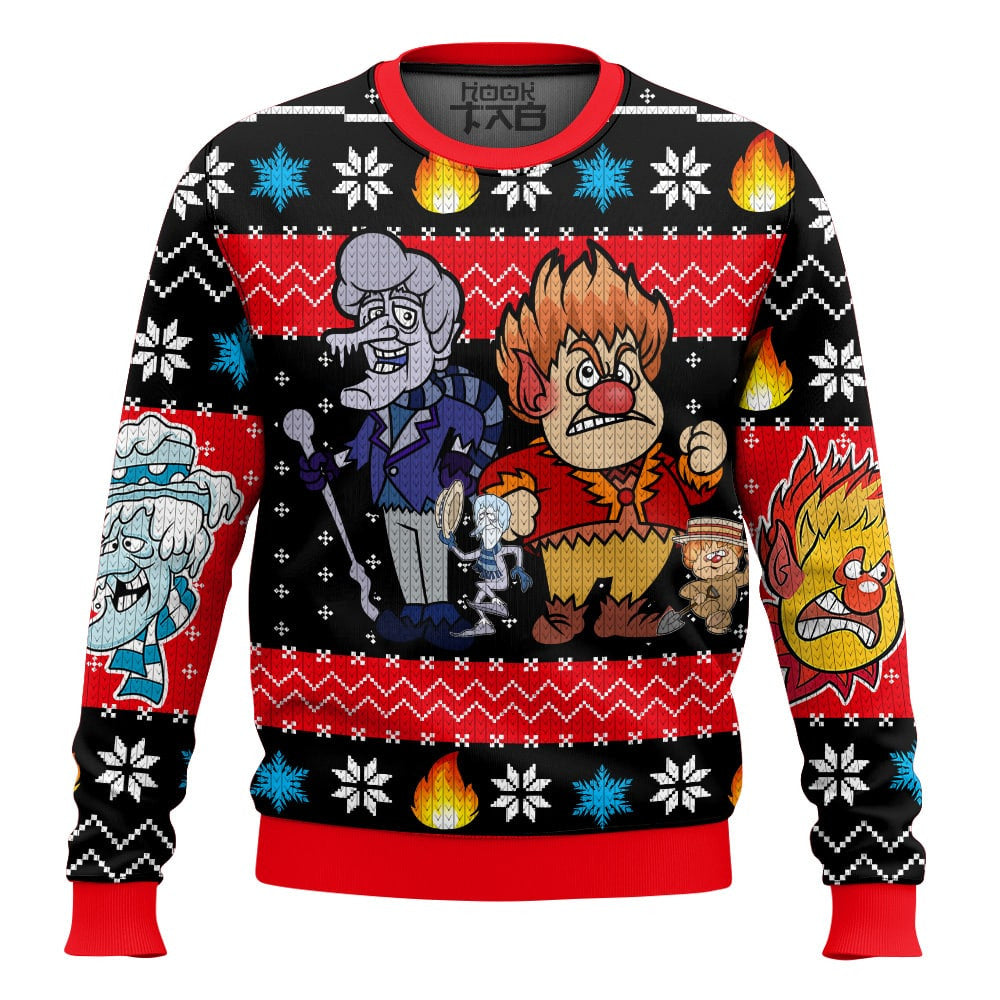Heat Miser Snow Miser – The Year Without Santa Claus Ugly Sweater