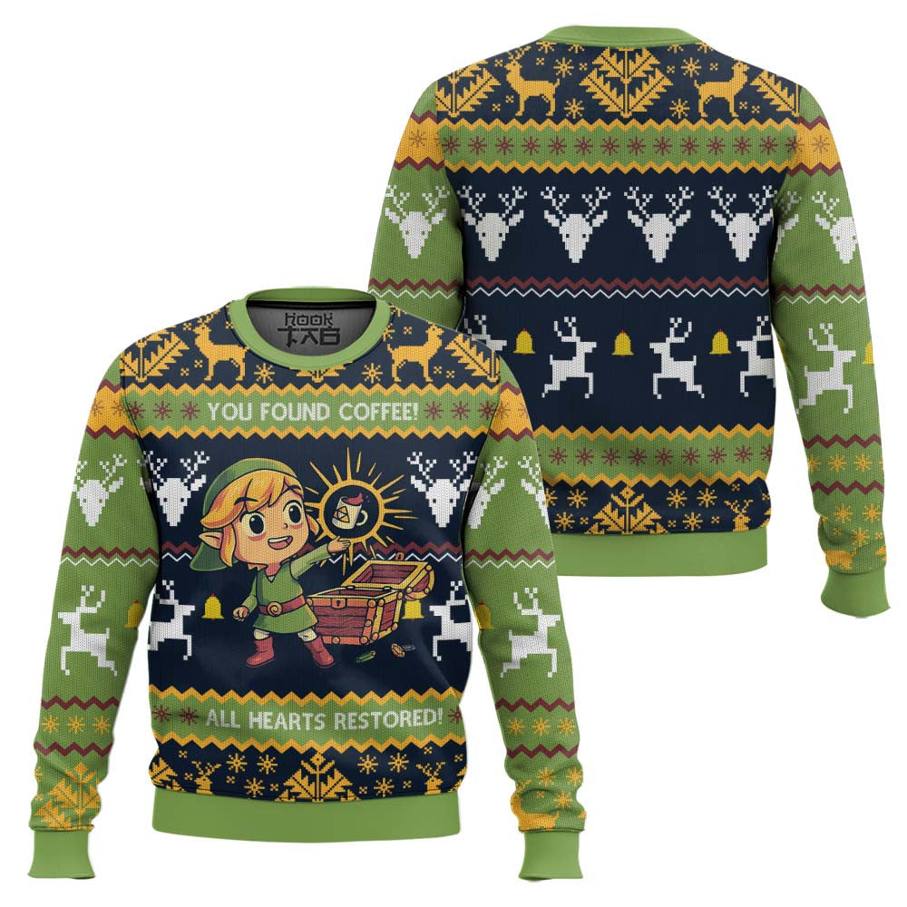 Legend Of Zelda Coffeee Ugly Sweater