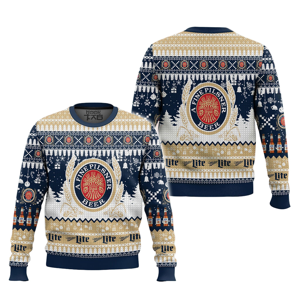 Miller Lite Ugly Sweater
