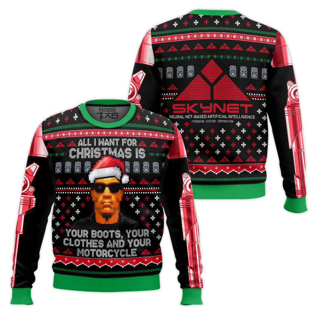 TERMINATOR Ugly Christmas Sweater