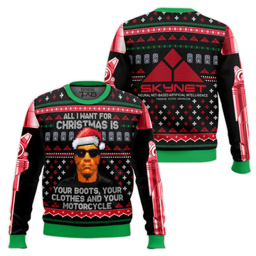 TERMINATOR Ugly Christmas Sweater