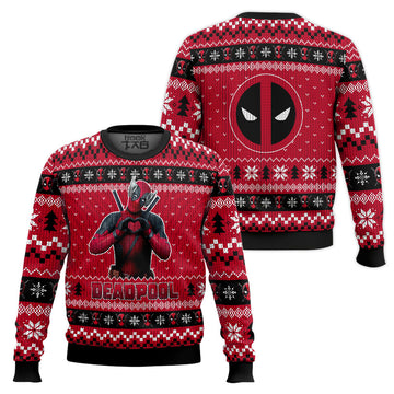 Deadpool X Wolverine Ugly Christmas Sweater