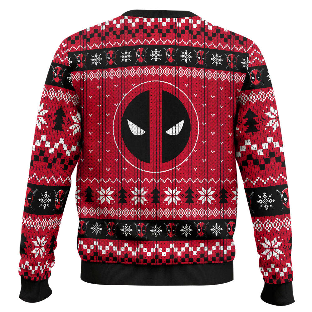 Deadpool X Wolverine Ugly Christmas Sweater
