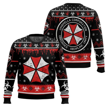 Umbrella Co. Resident Evil Ugly Christmas Sweater