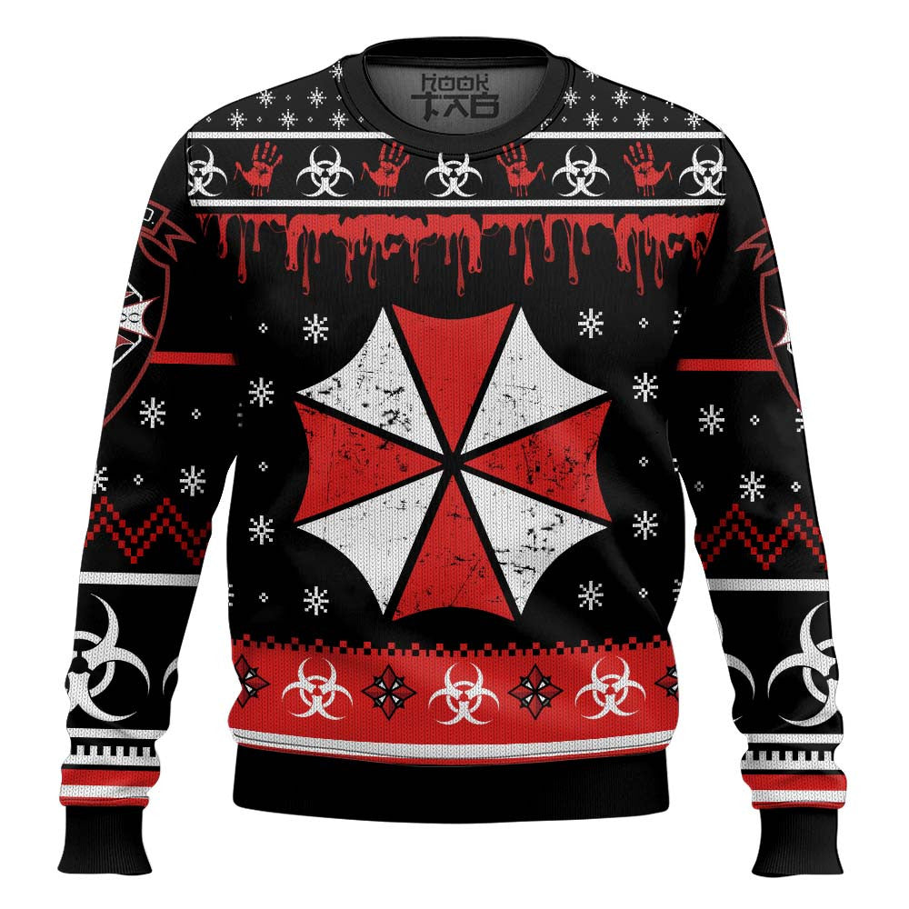Umbrella Co. Resident Evil Ugly Christmas Sweater