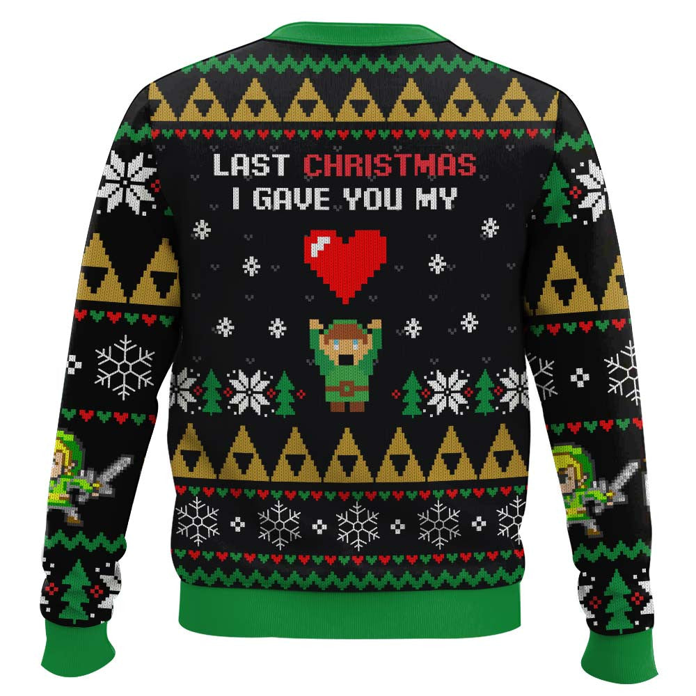 Link To My Heart Legend of Zelda Ugly Christmas Sweater