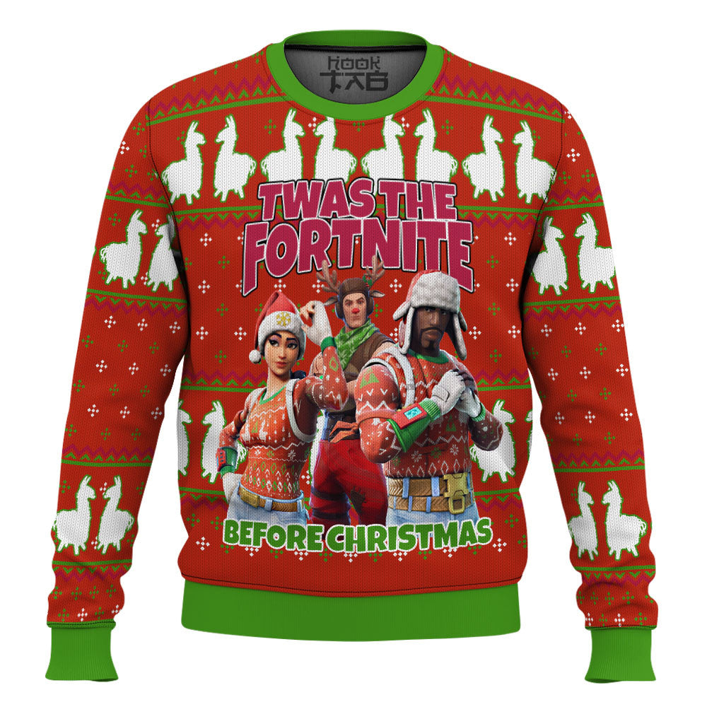 Fortnite Twas Night Ugly Christmas Sweater