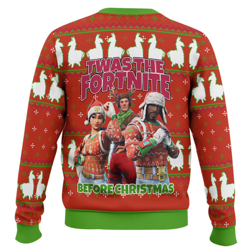 Fortnite Twas Night Ugly Christmas Sweater