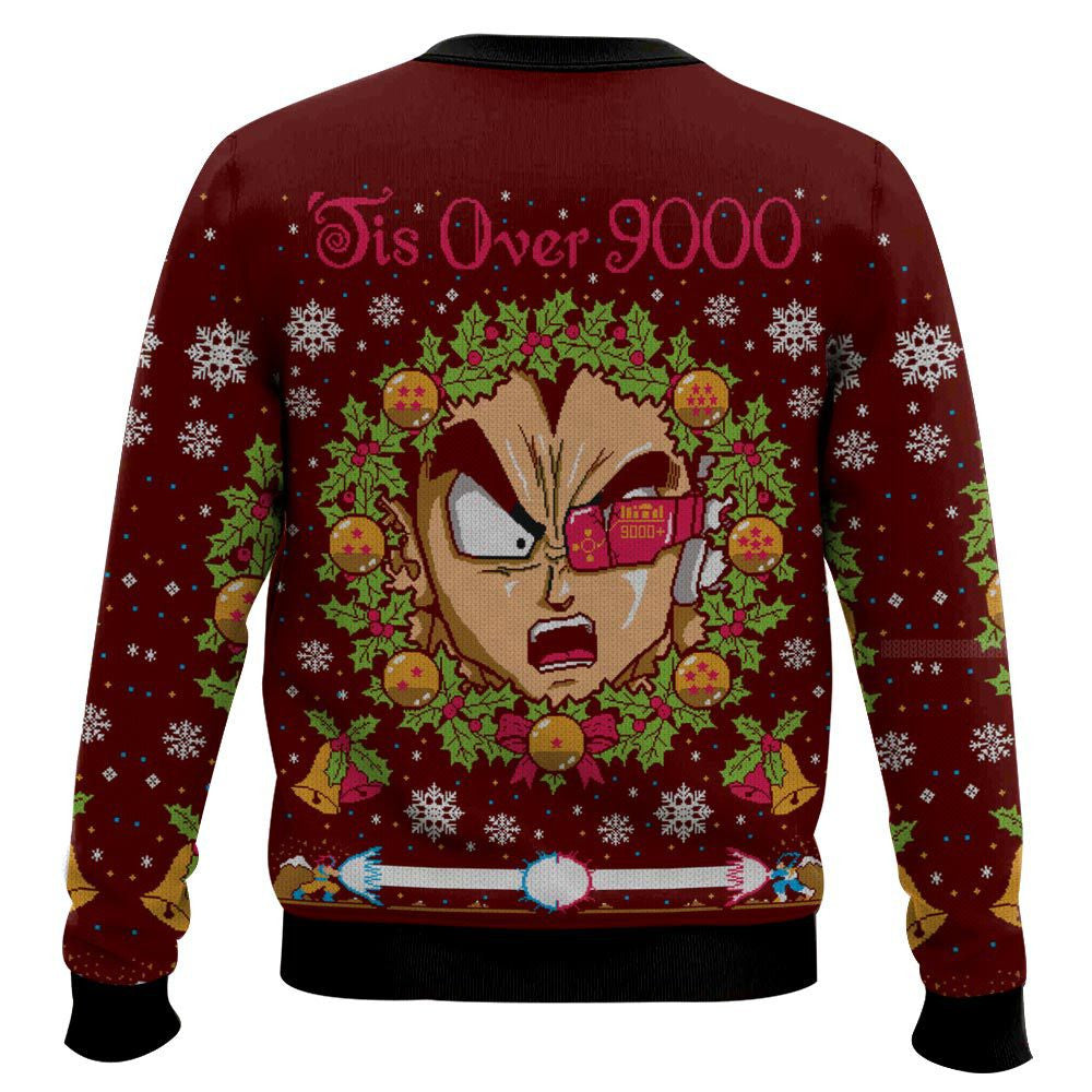 It’s Over 9000 Dragon Ball Z Ugly Sweater