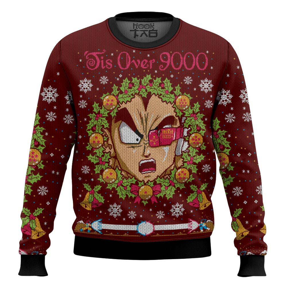 It’s Over 9000 Dragon Ball Z Ugly Sweater