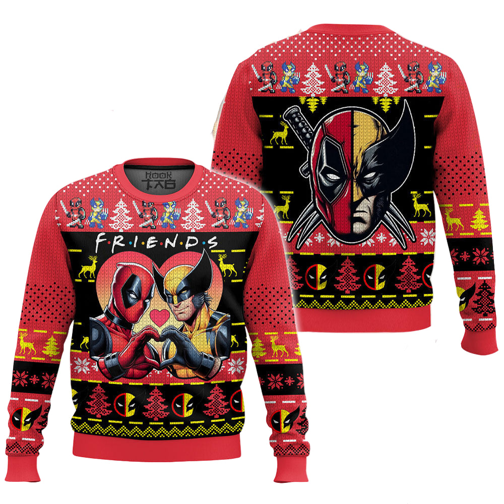 Deadpool Wolverine Ugly Sweater