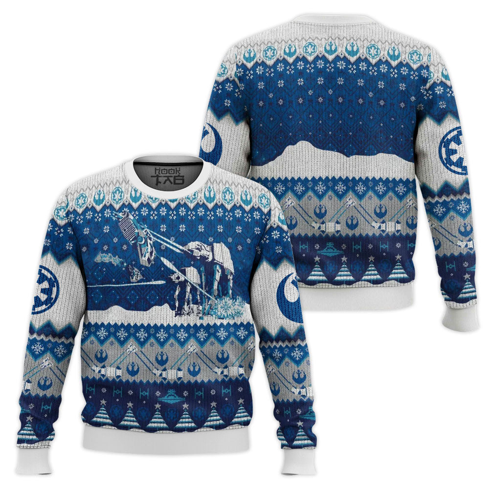Walking In An AT-AT Wonderland Christmas Sweater