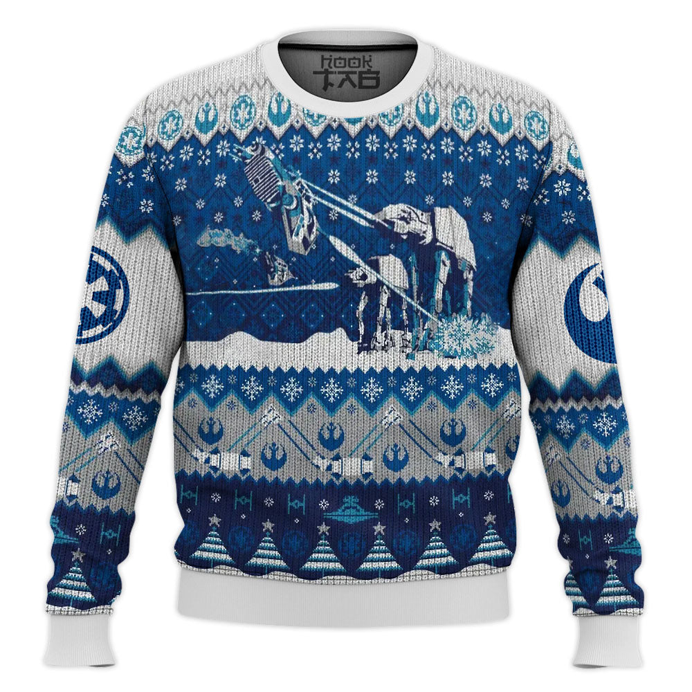 Walking In An AT-AT Wonderland Christmas Sweater