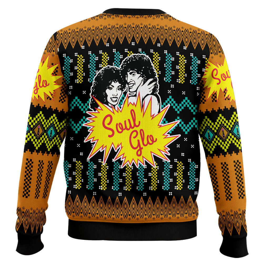Soul Glo Coming To America Ugly Christmas Sweater