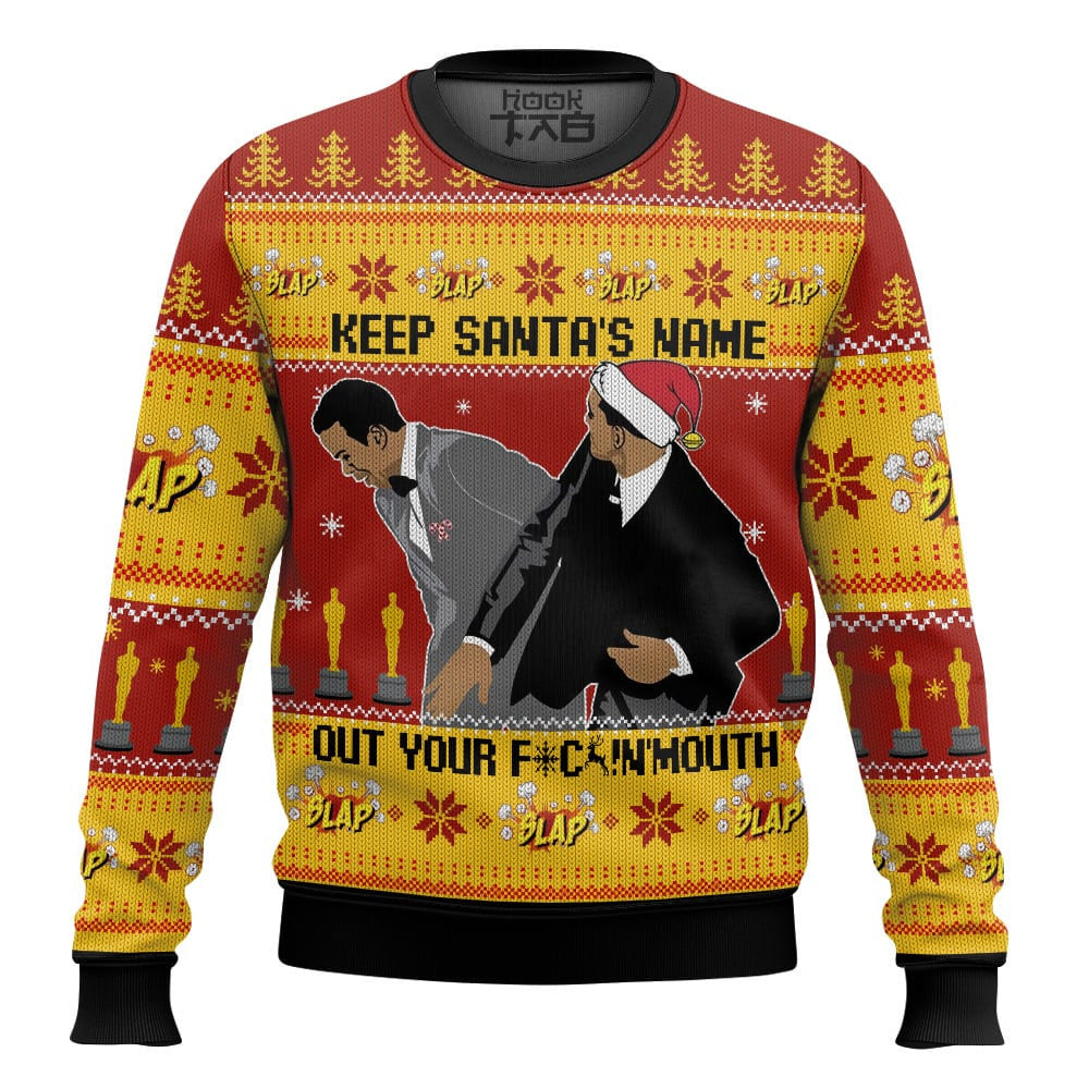Nicolas Cage, Jolly Old Saint Nic, Christmas Ugly Sweater
